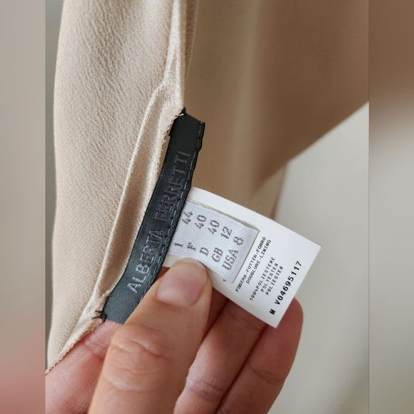 Alberta Ferretti Cream Maxi Dress - Picture 13 of 15